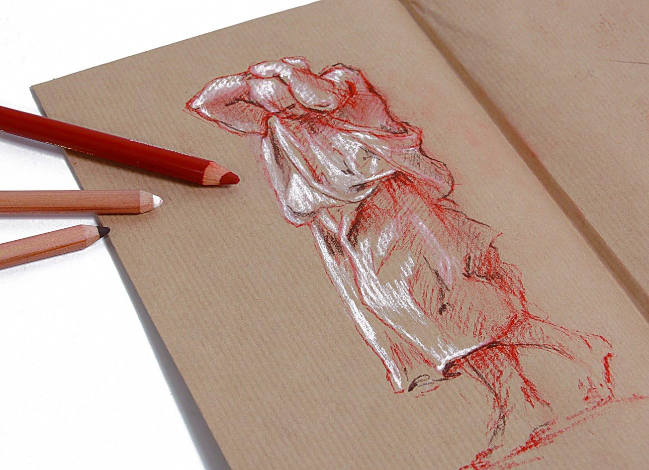 CLAIREFONTAINE Laid Brown Kraft Ream A4 90g 100s