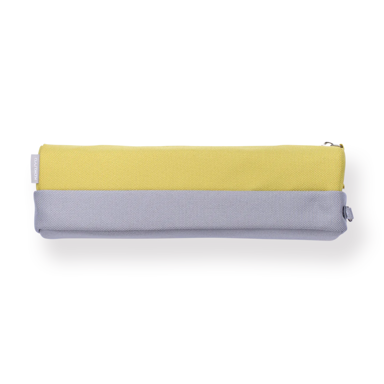 KOKUYO 2-Layer Simple Pen Case Yellow/Grey