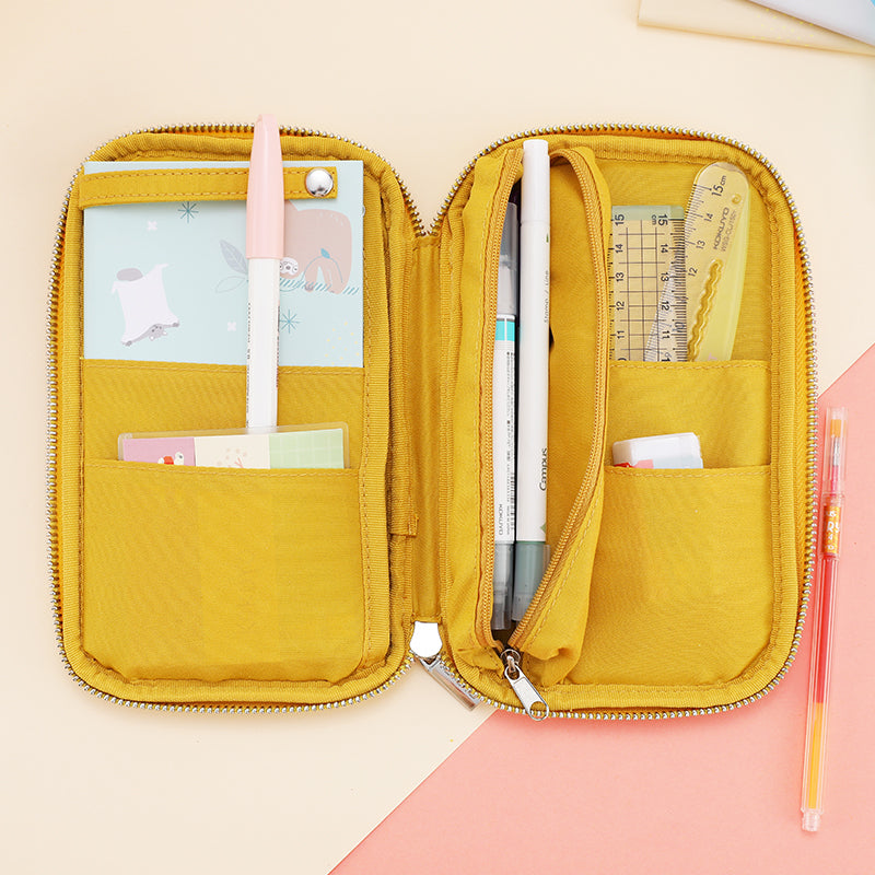 KOKUYO Pan Case PC132 Camel Yellow