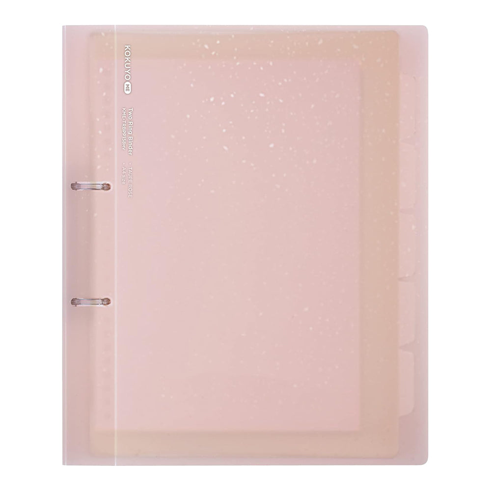 KOKUYO ME Binder Notebook 2-Ring A4 Taupe Rose