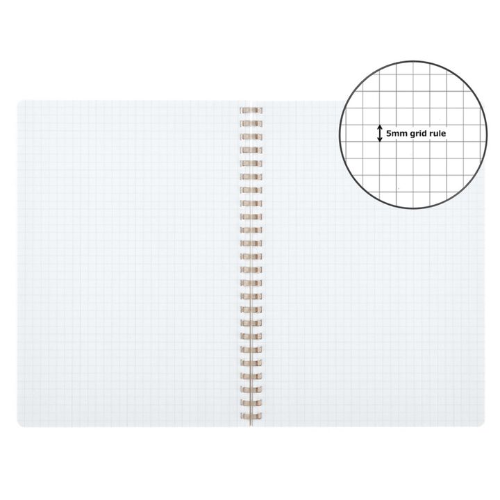 KOKUYO ME Soft Ring Notebook D-Shaped A5 5mm Grid Piman