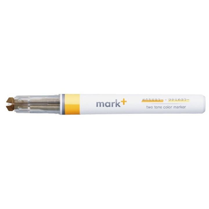 KOKUYO Mark+ 2 tone Color Marker PM-MT100 Golden Yellow