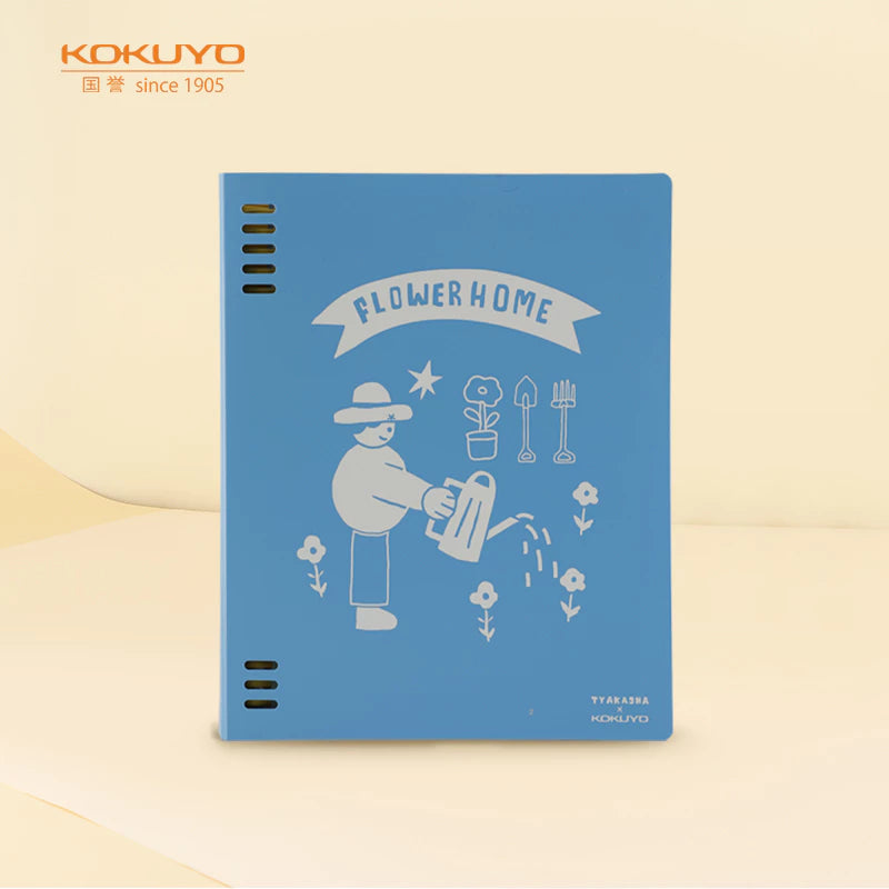 KOKUYO x TYAKASHA Binder Notebook A5 40P 8mm Blue