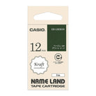 CASIO Name Land Kraft Tape Cartridge 12mm Beige on Green