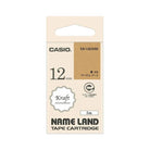 CASIO Name Land Kraft Tape Cartridge 12mm Black on Beige