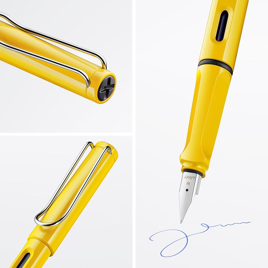 LAMY Safari Shiny Yellow 018 Fountain Pen Left-Hand Nib
