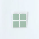 MIFFY x greenflash Present Birthday Card 7x7.5cm Green