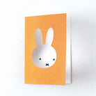 MIFFY x greenflash Greeting Card 9x6.5cm Face Orange
