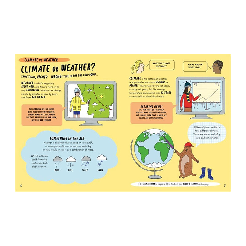 The Brainiac's Book Of The Climate And Weather by Rosie Cooper, Harriet Russell