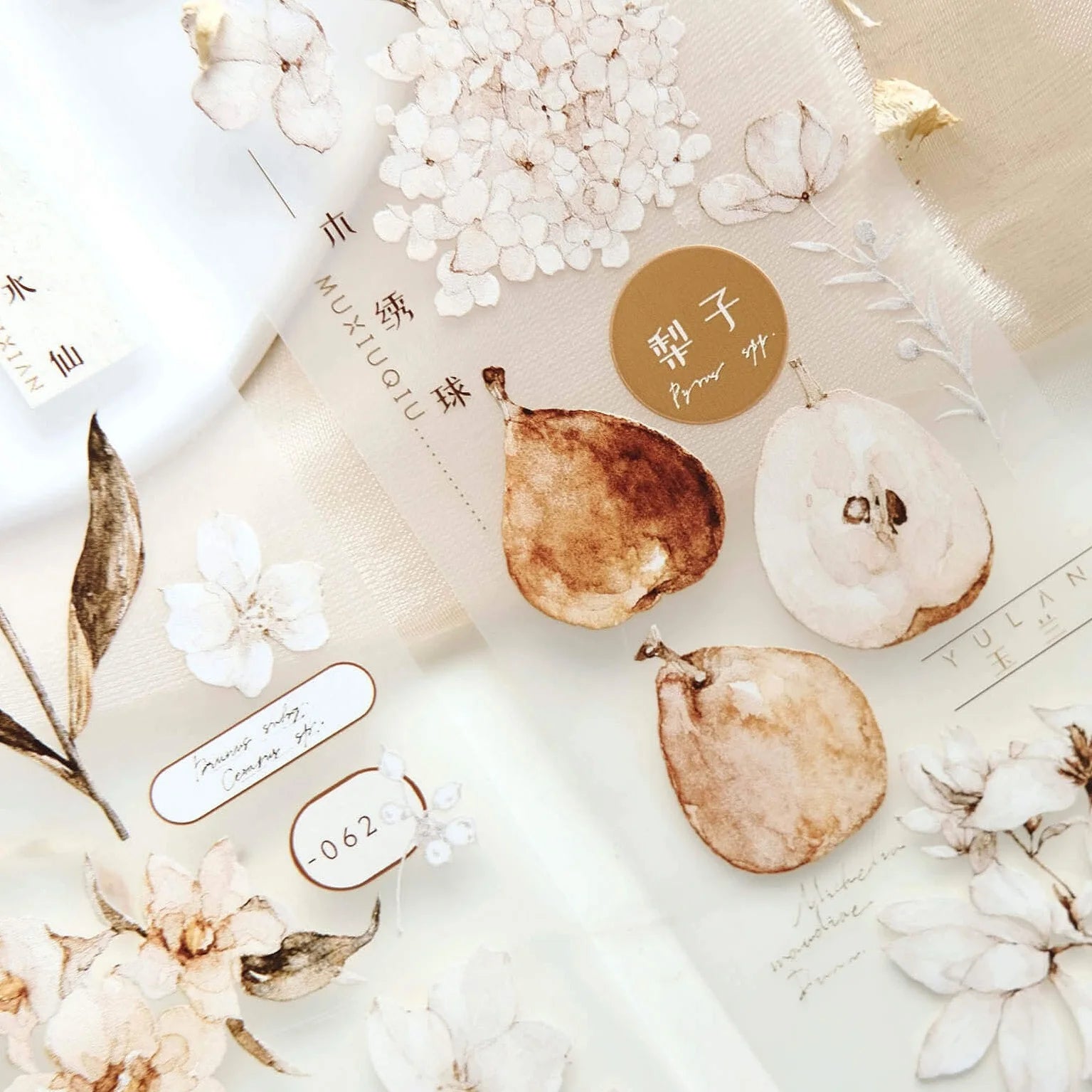 FRECKLES Tea PET Glossy Tape Fall Leaves 10m