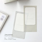 NYRET Postcard Series Memo Pad Frame Gray