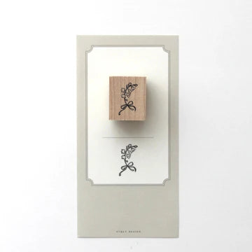 NYRET Postcard Series Rubber Stamp lily