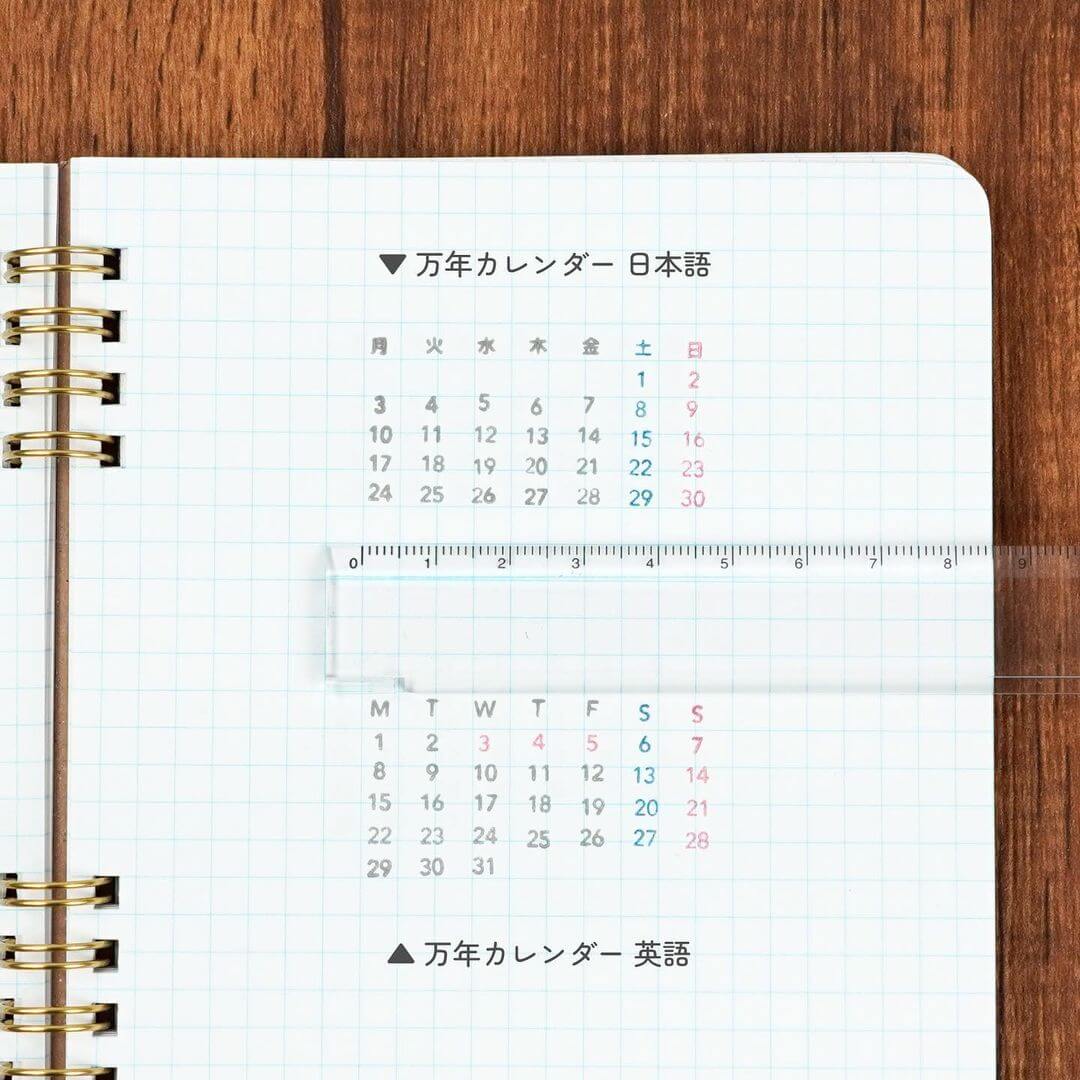 SHACHIHATA Connecting Number Stamp Calendar Set (Japanese)