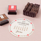 SHACHIHATA Connecting Number Stamp Calendar Set (English)