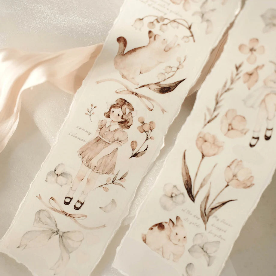 FRECKLES Tea Washi Tape Forest Poem 10m