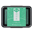 SHACHIHATA Kousai Shiny Ink Pad Pastel Green