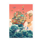 LOKAMADE Postcard MSP68: Ride My Wave