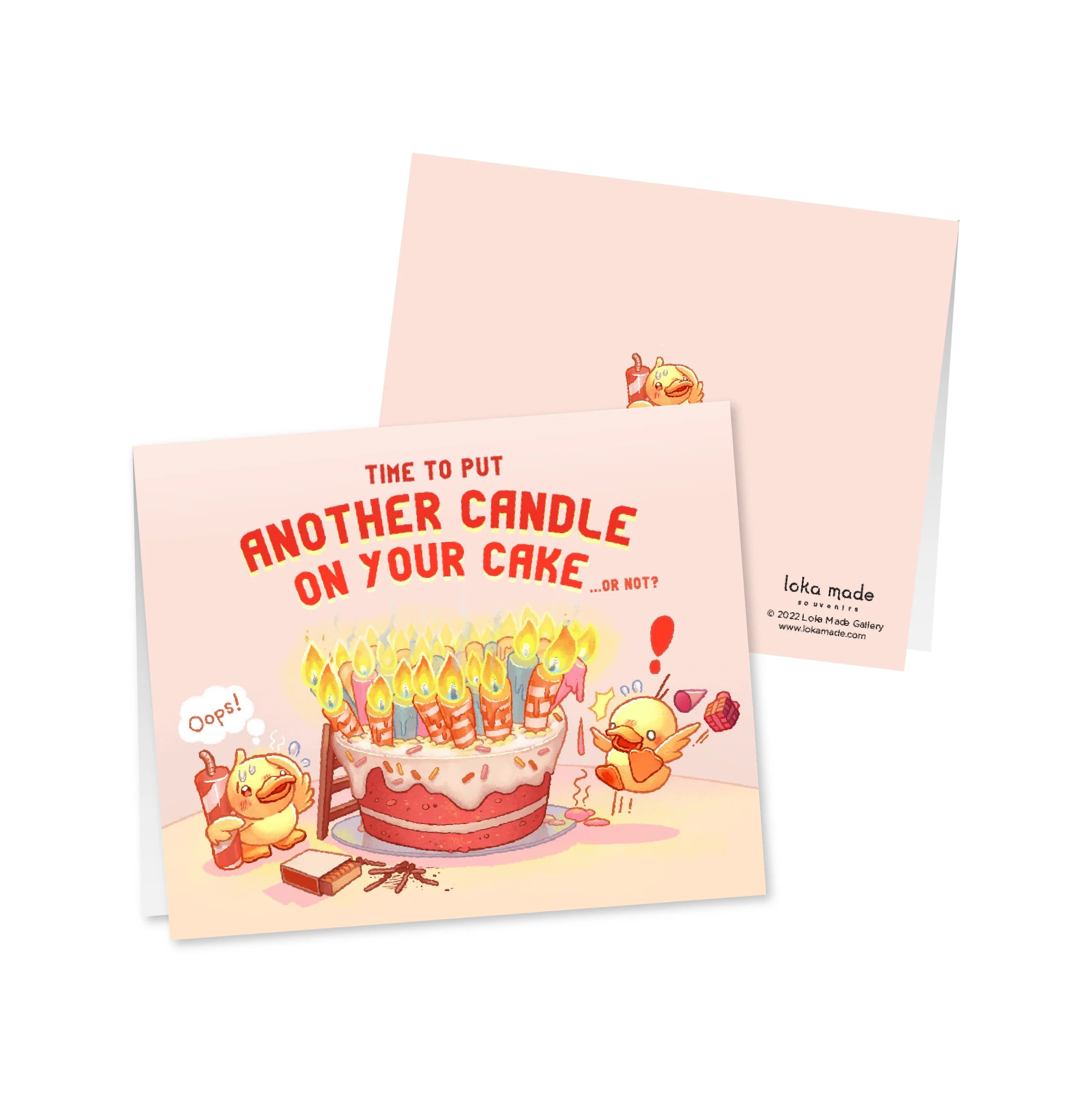 LOKAMADE Greeting Card GC804: Another Candle On Your Cake