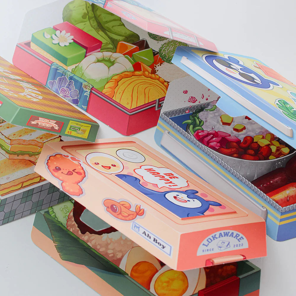 LOKAMADE Malaysia Shaped Postcard MDP29: Nyonya Kuih