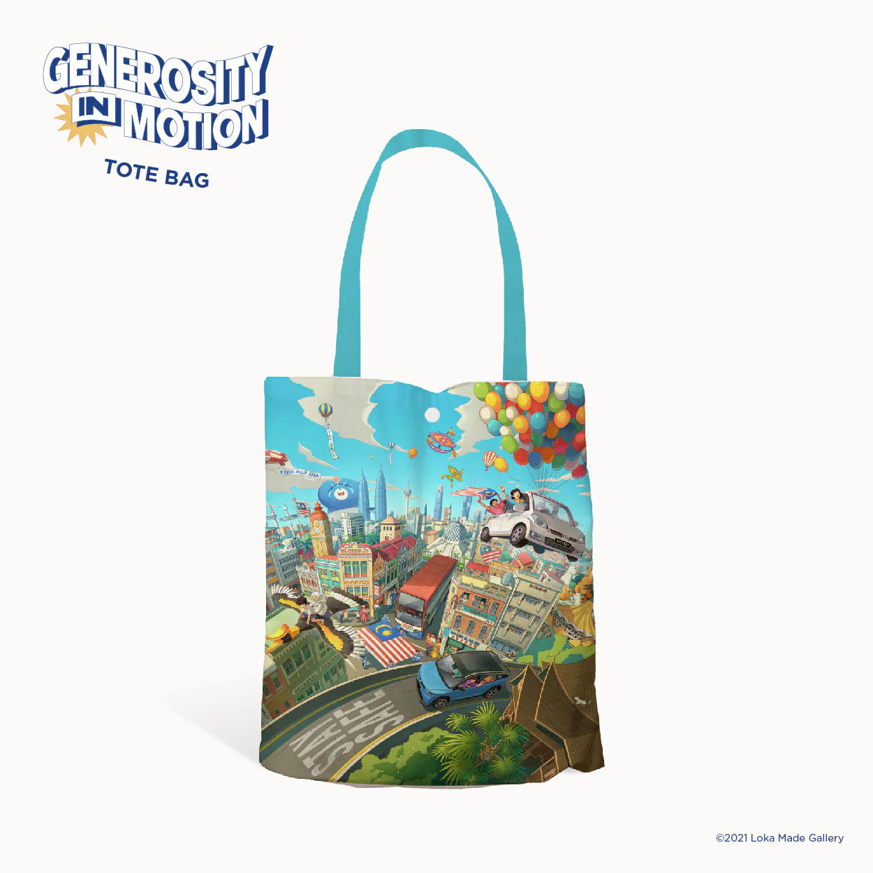 LOKAMADE Tote Bag TT19: Generosity In Motion