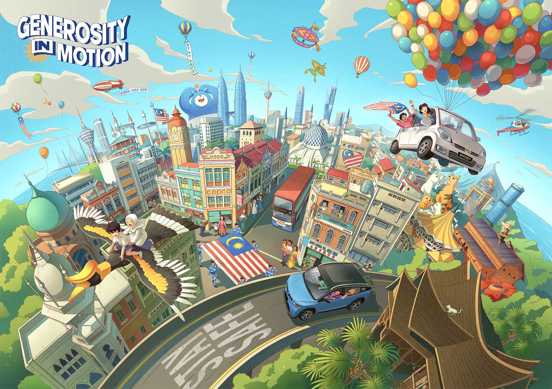 LOKAMADE Tote Bag TT19: Generosity In Motion