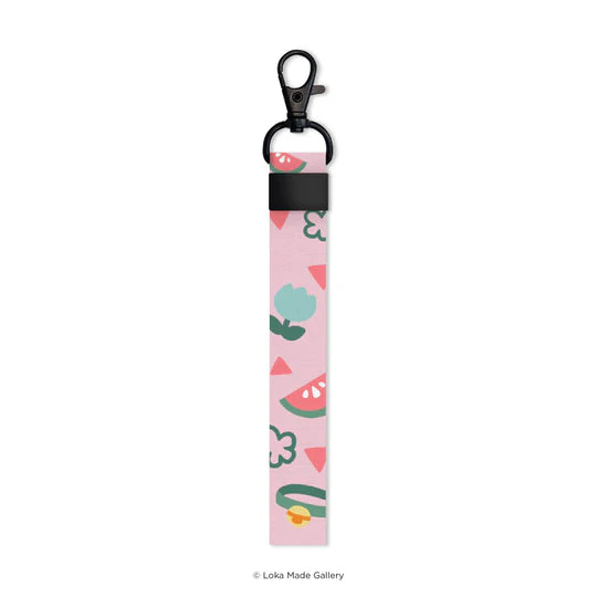 LOKAMADE Lanyard Short LYS05: Melon Pink Comeow