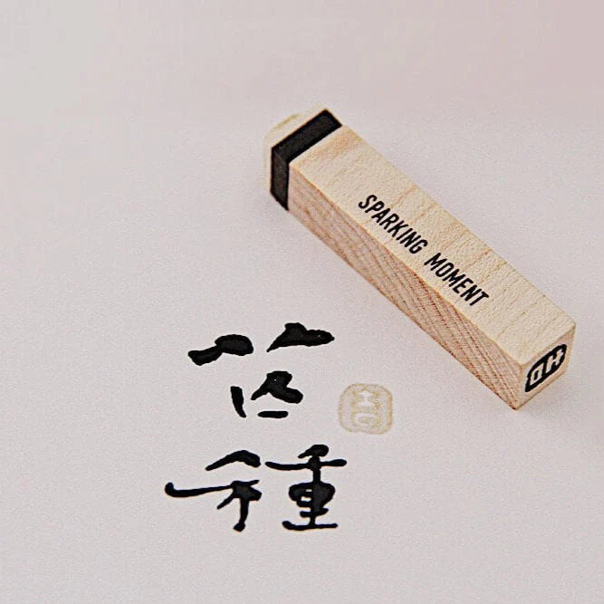 SPARKING MOMENTS Cement Rubber Stamp 24 Solar Terms