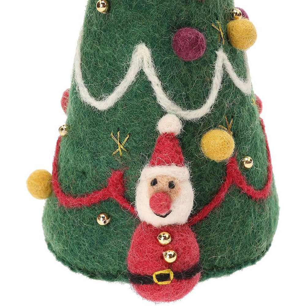 MARK'S Hracky Xmas Felt & Knit Felt Tree Santa Claus