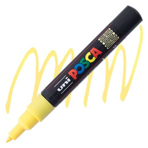 UNI POSCA Marker Extra Fine 0.7mm Straw Yellow