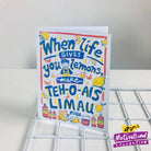 APOM Greeting Card Motivational-Life Lemons