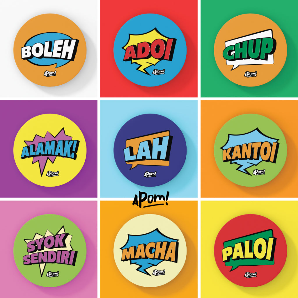 APOM Coaster Slang-Lah