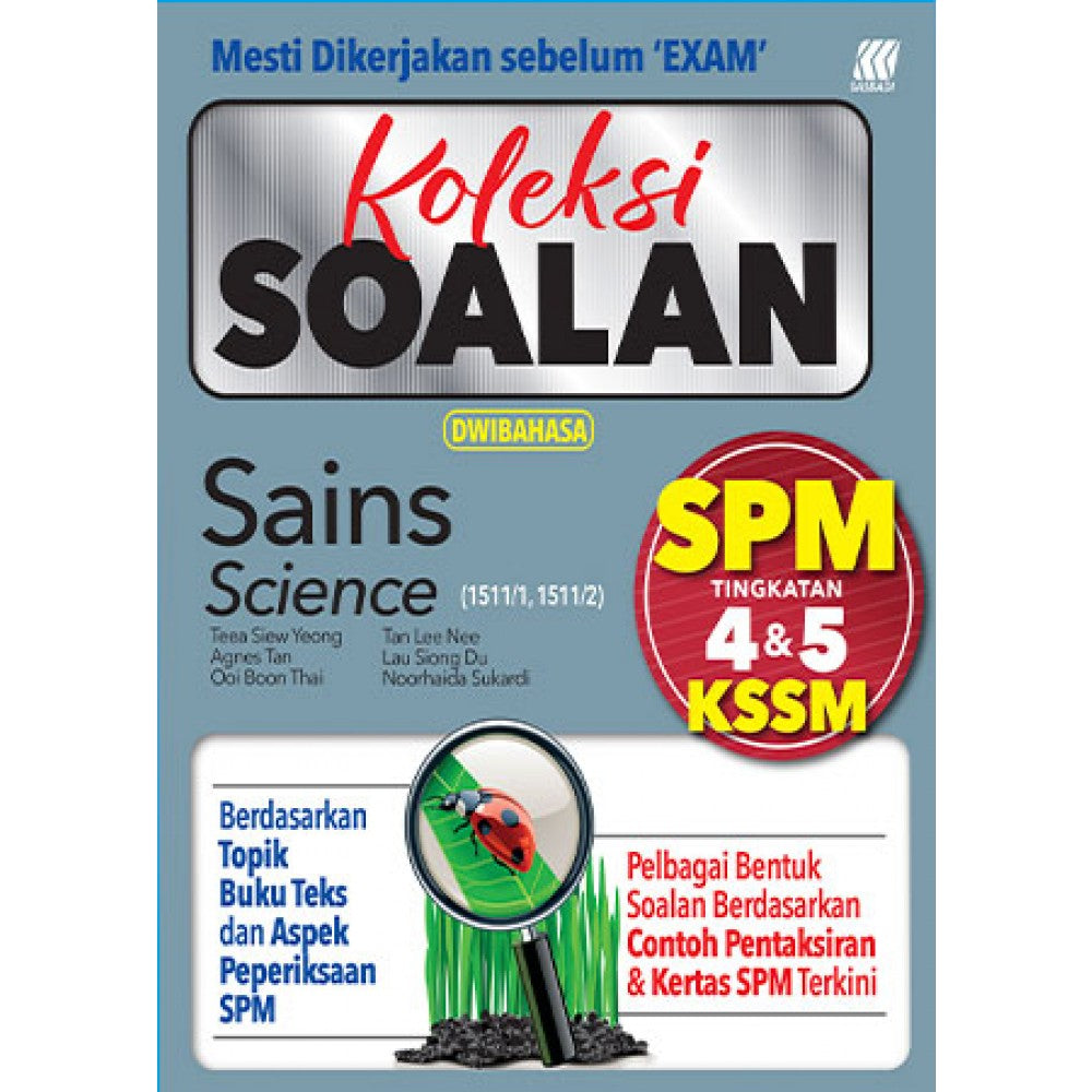 Koleksi Soalan SPM Sains (Bilingual)