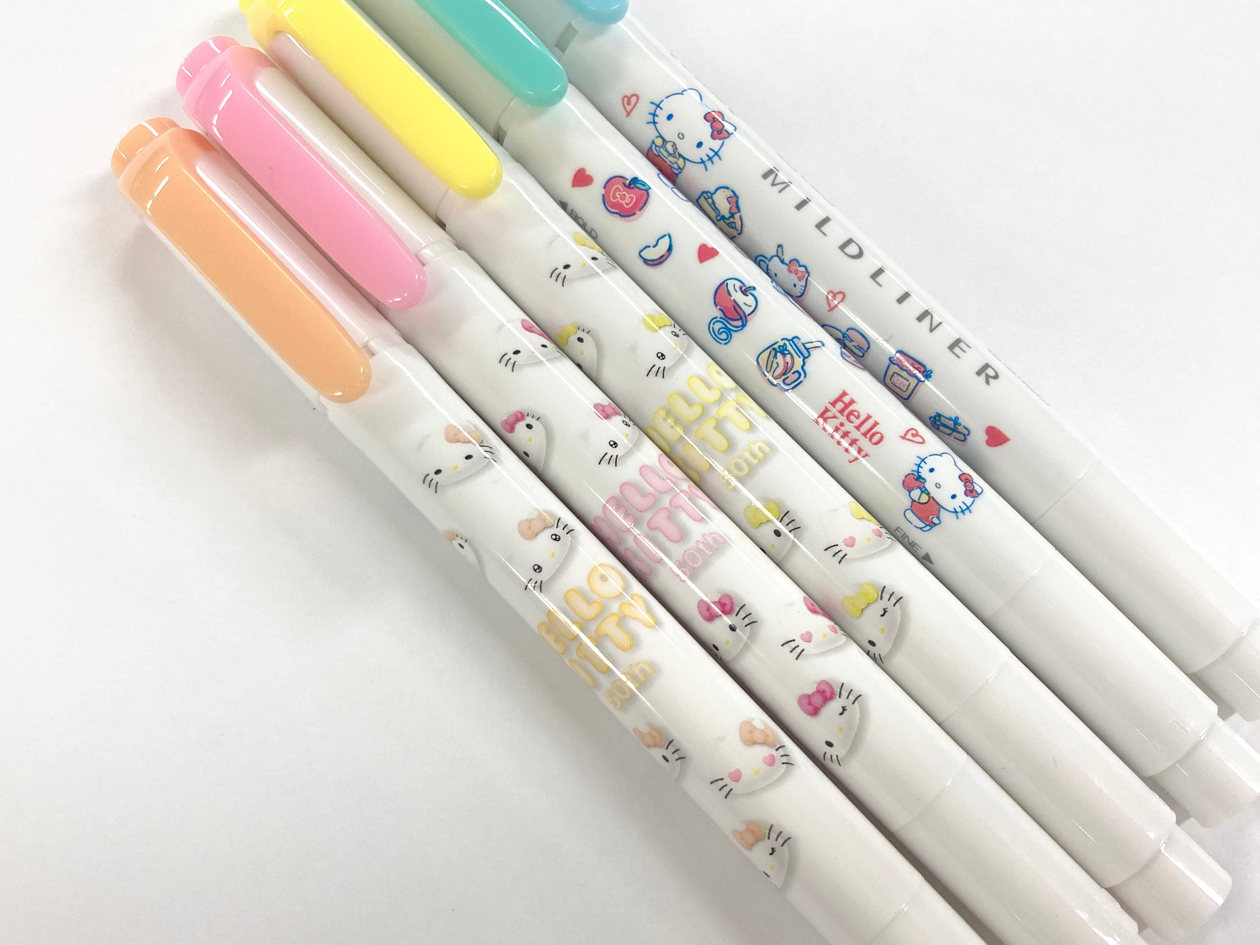 ZEBRA Mildliner Highlighter Limited Edition Hello Kitty Mild Blue Green