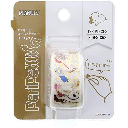 SUN-STAR Peri Petta Gold Sticker ST 483 Peanuts Snoopy Family