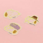 SUN-STAR Peri Petta Gold Sticker ST 483 Peanuts Snoopy Family