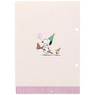 SUN-STAR Notebook 2-Hole NB 263 A5 Peanuts Vintage Ivory