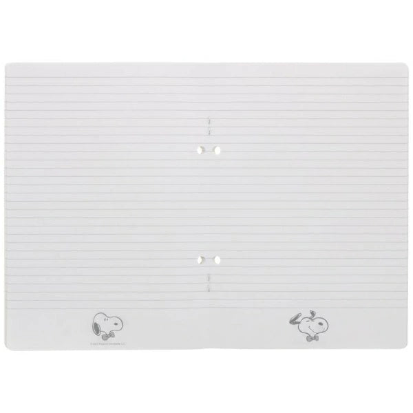 SUN-STAR Notebook 2-Hole NB 263 A5 Peanuts Vintage Ivory