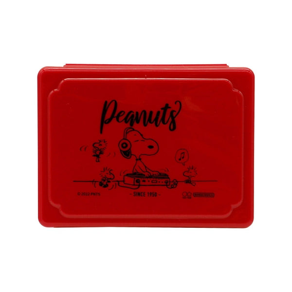 SUN-STAR Mini Storage Box SB 511 Peanuts Vintage Red