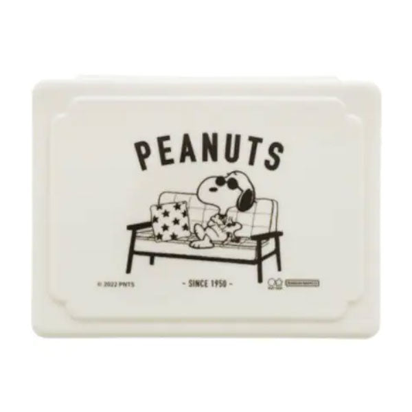 SUN-STAR Mini Storage Box SB 511 Peanuts Vintage Ivory