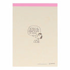 SUN-STAR Memo Pad MP 284 A6 Peanuts Comical Scene Snoopy