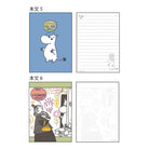 SUN-STAR Memo Pad MP 284 A6 Moomin Green