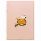 SUN-STAR Clear File FL 213 A4 Peanuts Snoopy Snack Time Pudding