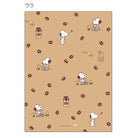 SUN-STAR Clear File FL 213 A4 5-Pockets Peanuts Coffee Milk