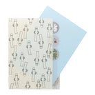 SUN-STAR Clear File FL 213 A4 5-Pockets Moomin White