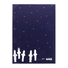 SUN-STAR Clear File FL 213 A4 5-Pockets Moomin Navy Blue