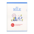 SUN-STAR Clear File FL 213 A4 Peanuts Milk