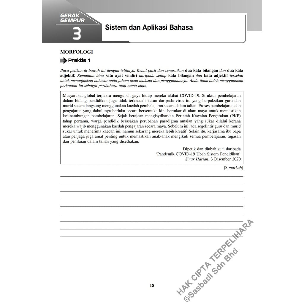 Gerak Gempur SPM Bahasa Melayu Tingkatan 5