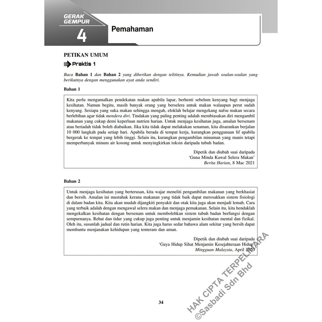 Gerak Gempur SPM Bahasa Melayu Tingkatan 5