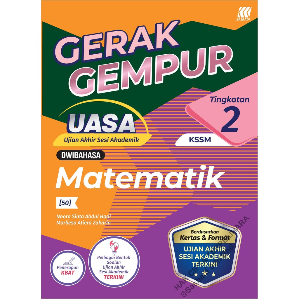 Gerak Gempur UASA KSSM Matematik (Bilingual) Tingkatan 2