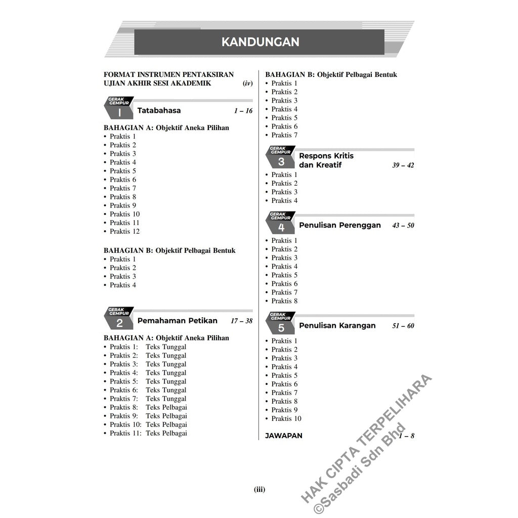 Gerak Gempur UASA KSSR Bahasa Melayu Tahun 4